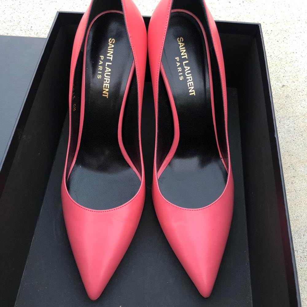 SOLD! Saint Laurent ‘Paris Skinny’ Pointy Toe Pump